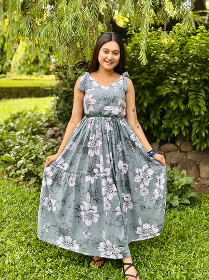Women reyon printed dress